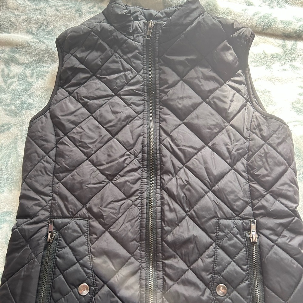 Miss Molly black puffer vest